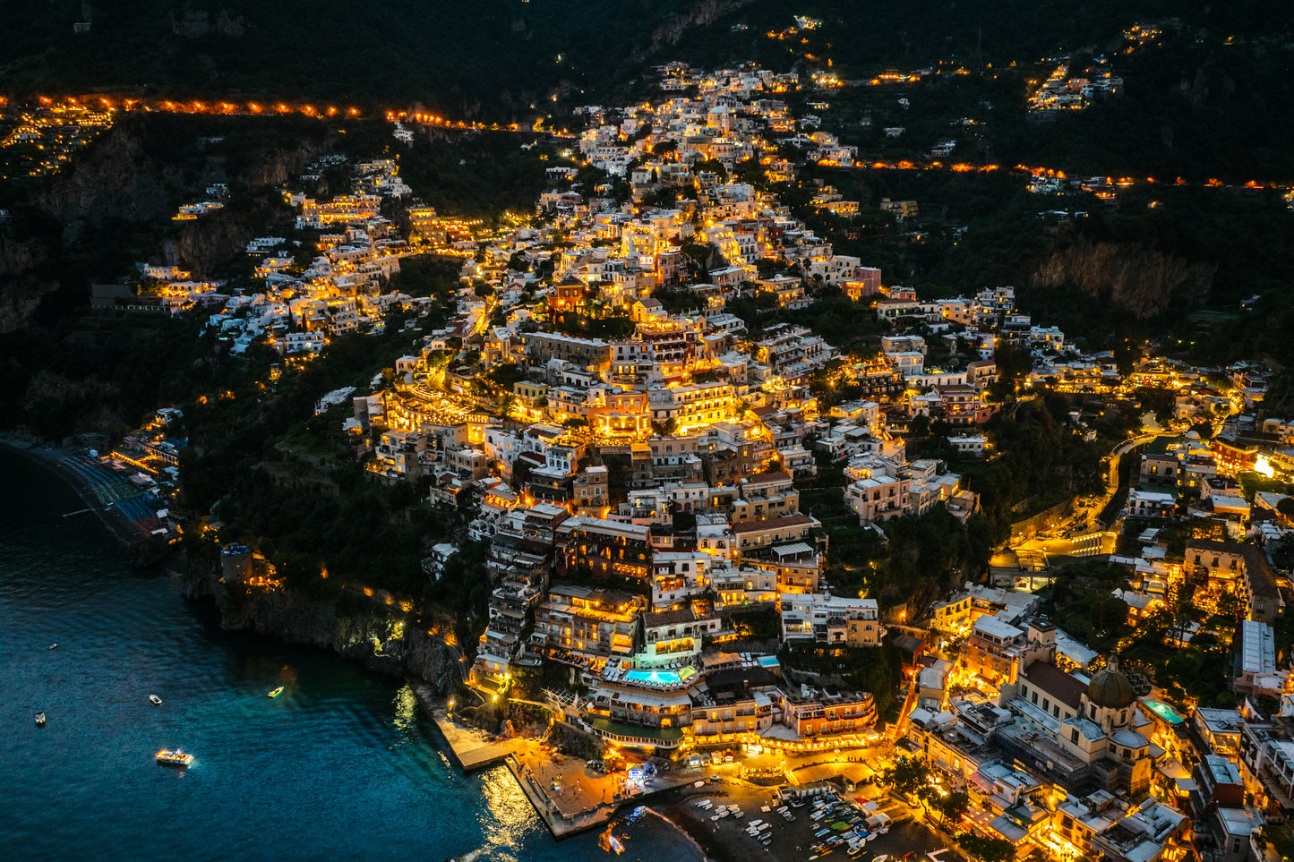 Positano after dark