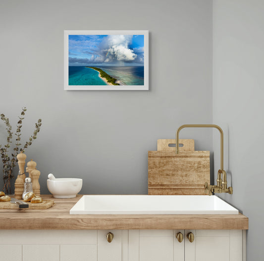 Rainbow over paradise