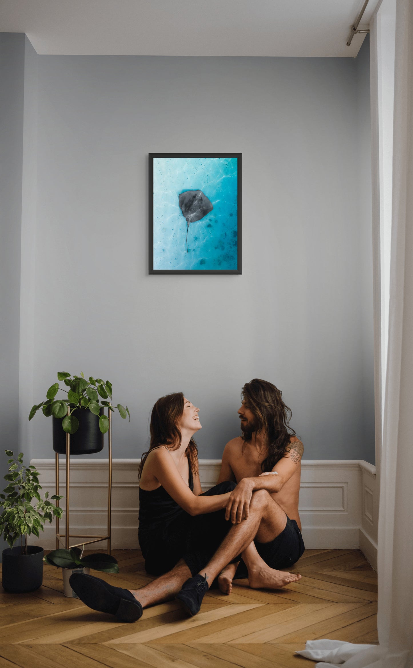 Calm beneath
