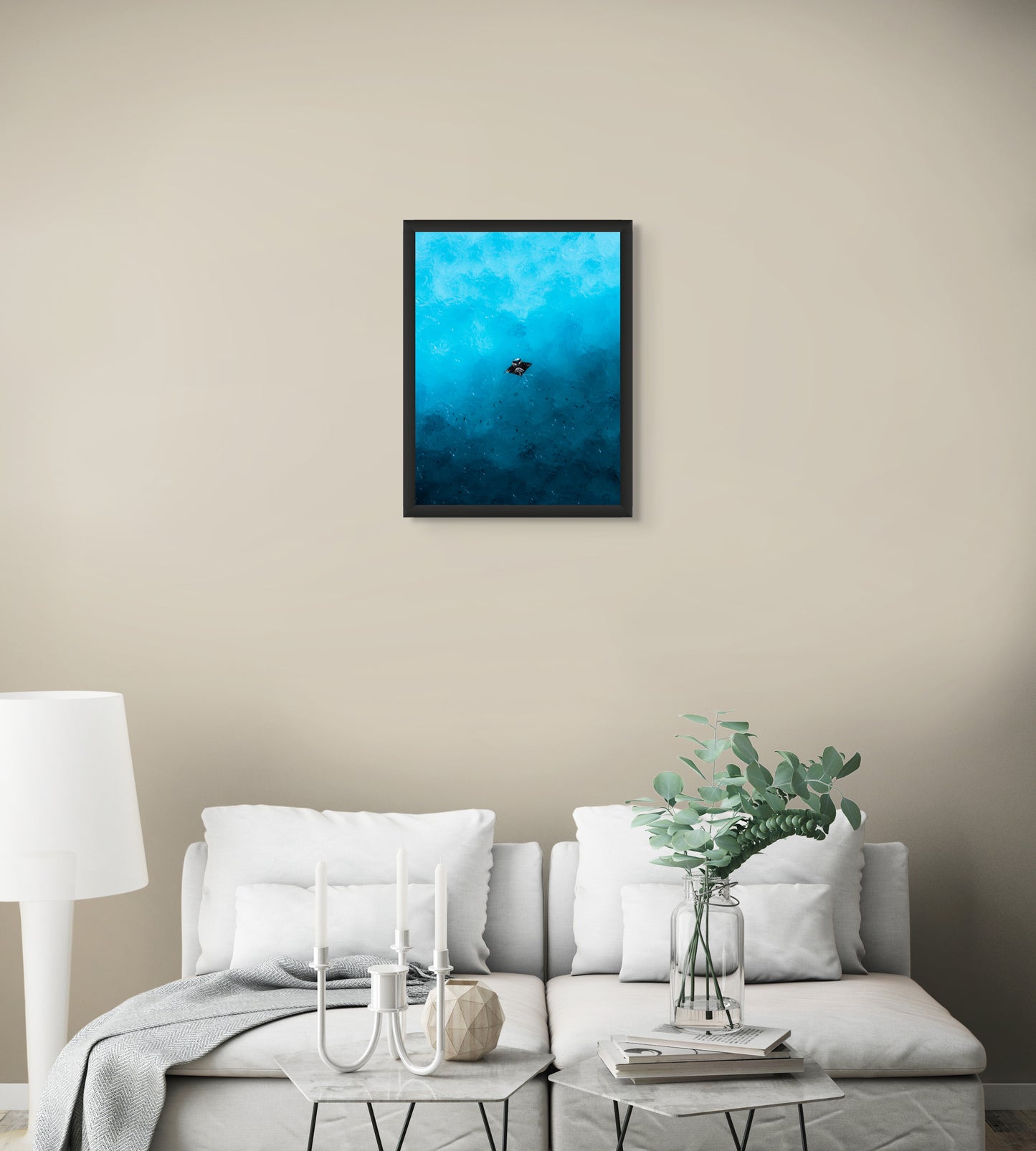 Deep blue dancer