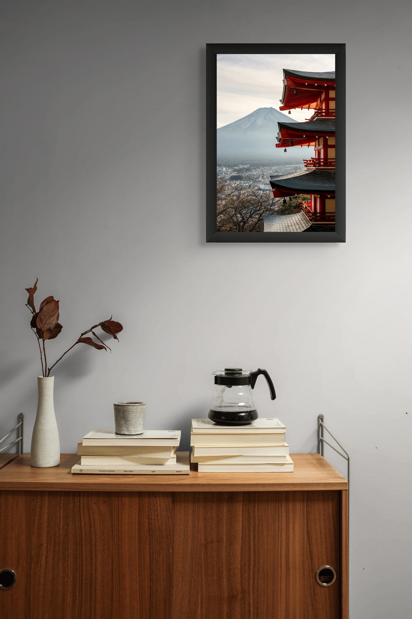 Fuji framed in tradition