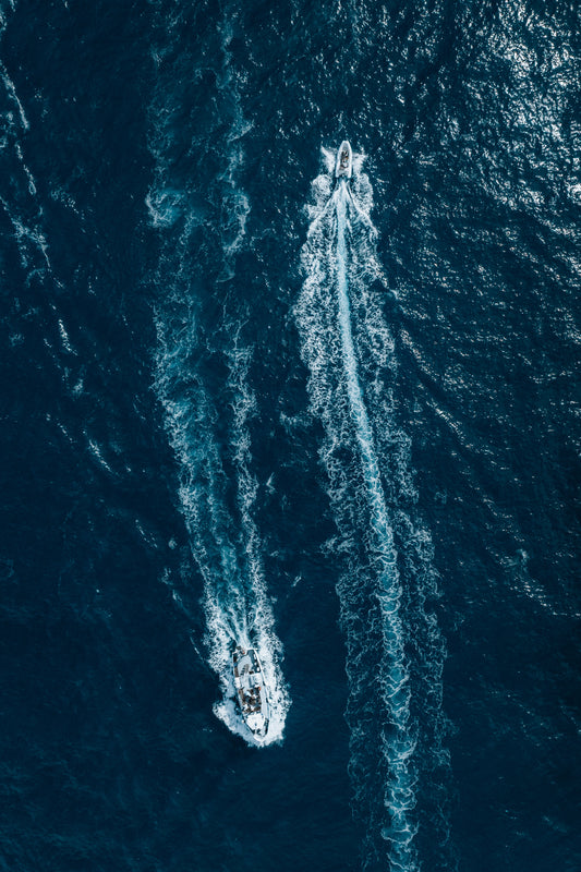 Racing the blue