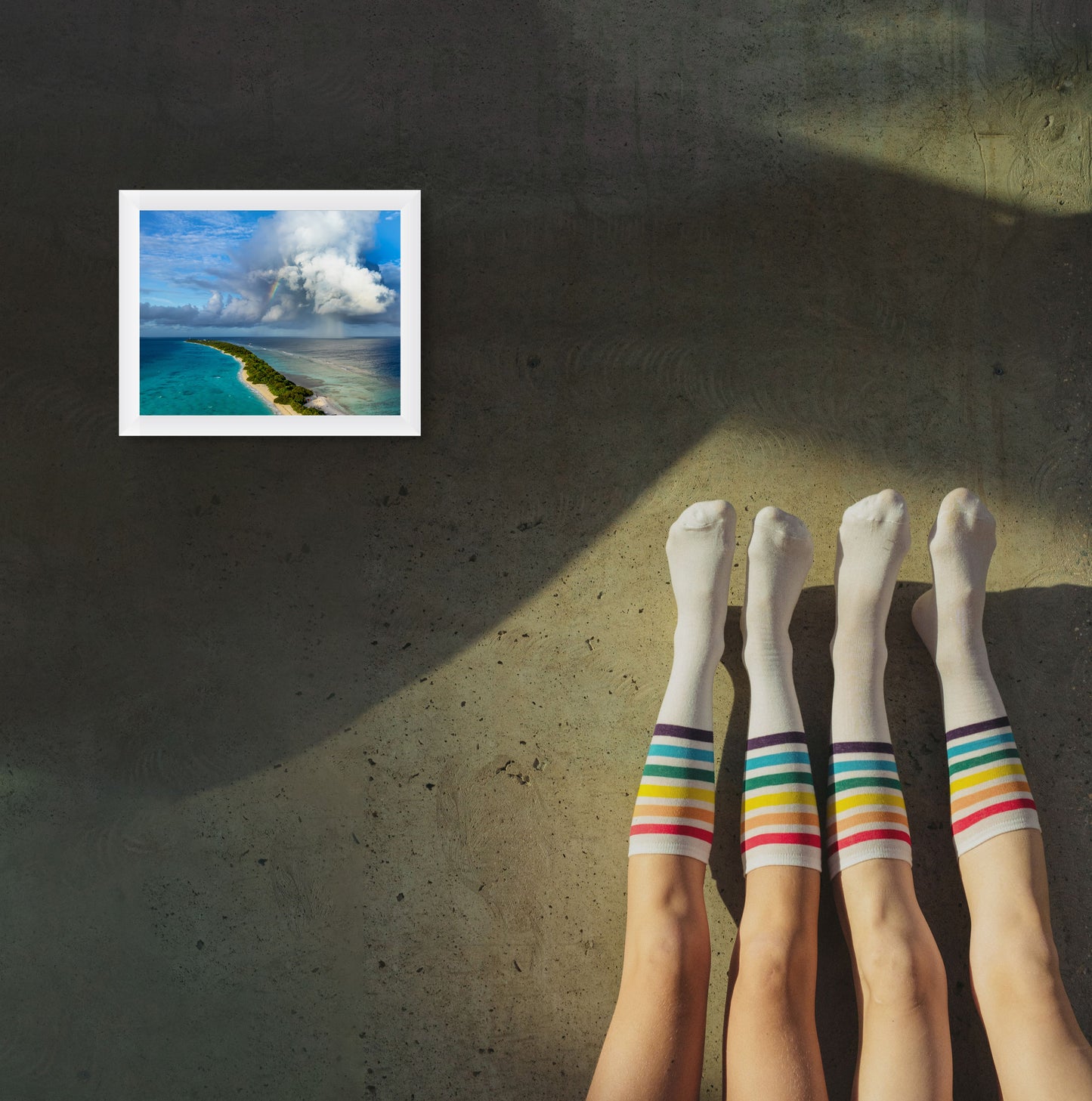 Rainbow over paradise