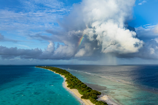 Rainbow over paradise