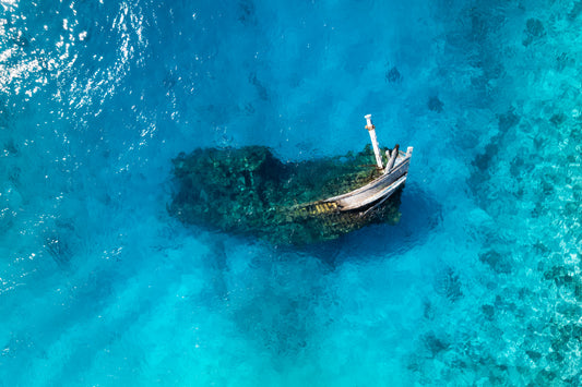 Lost in blue