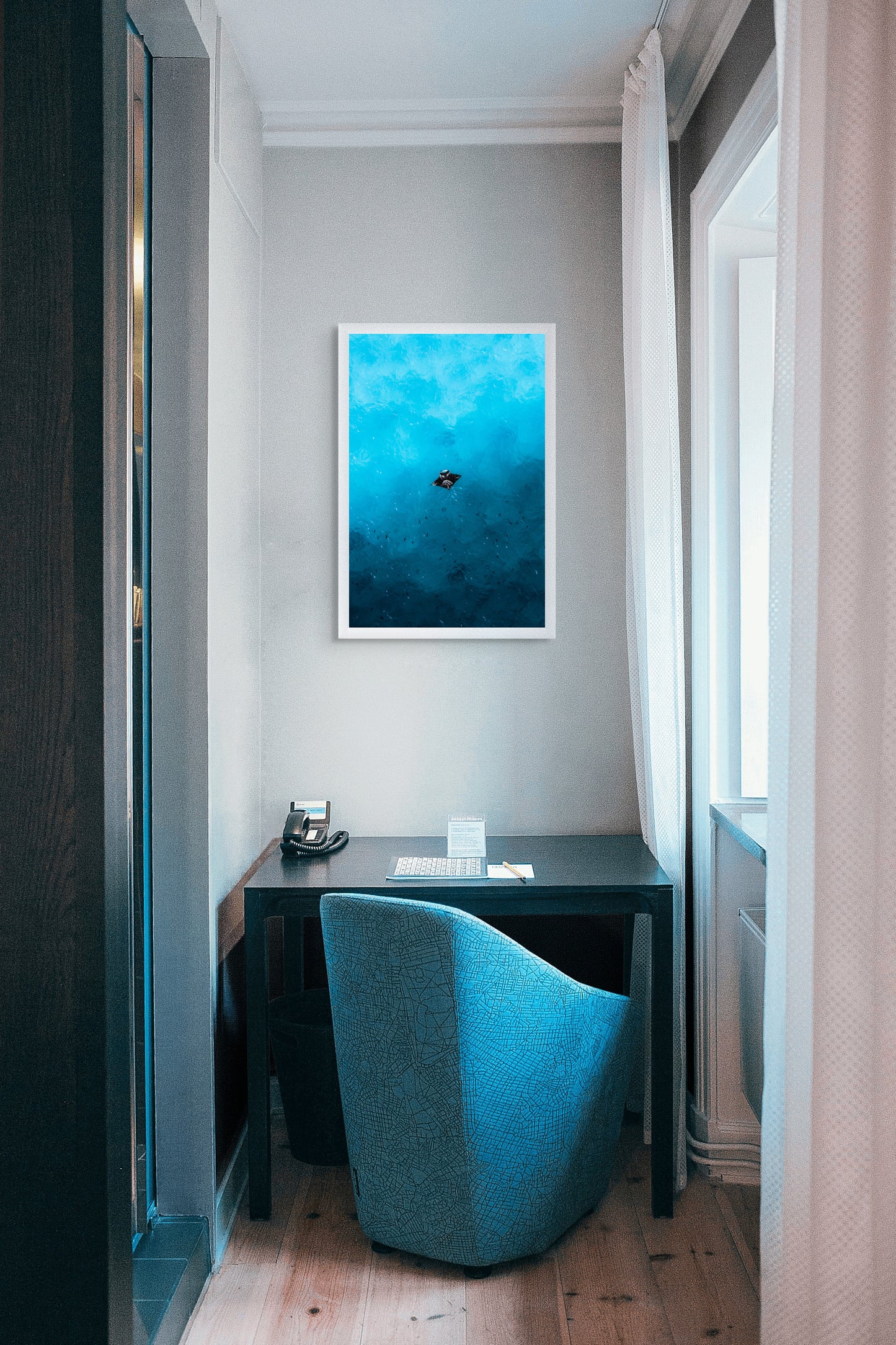 Deep blue dancer