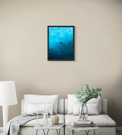 Deep blue dancer