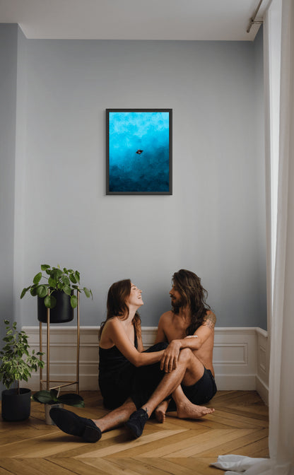 Deep blue dancer
