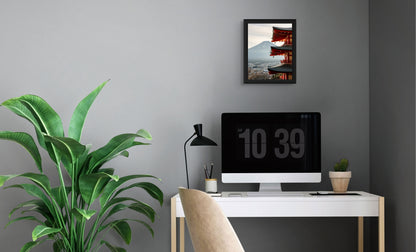 Fuji framed in tradition